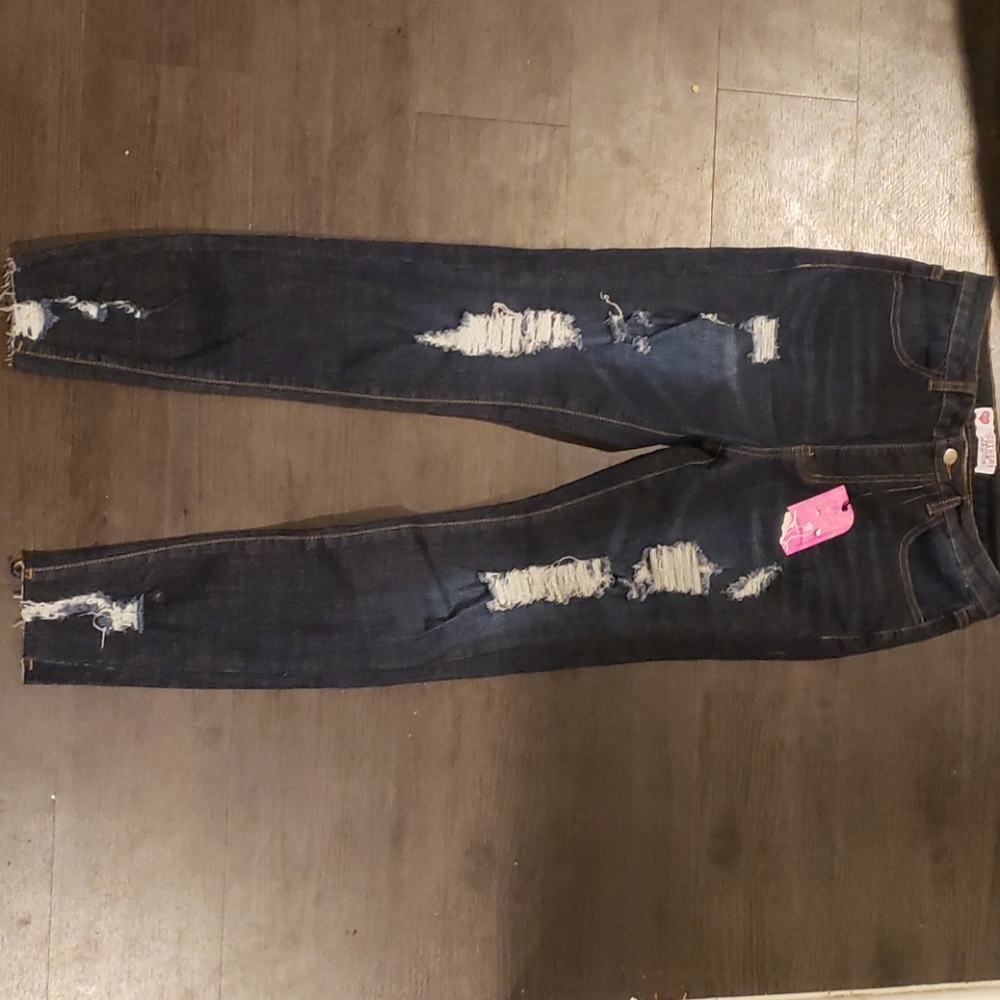 4th of July Special:Southern Chic Distressed Jeans